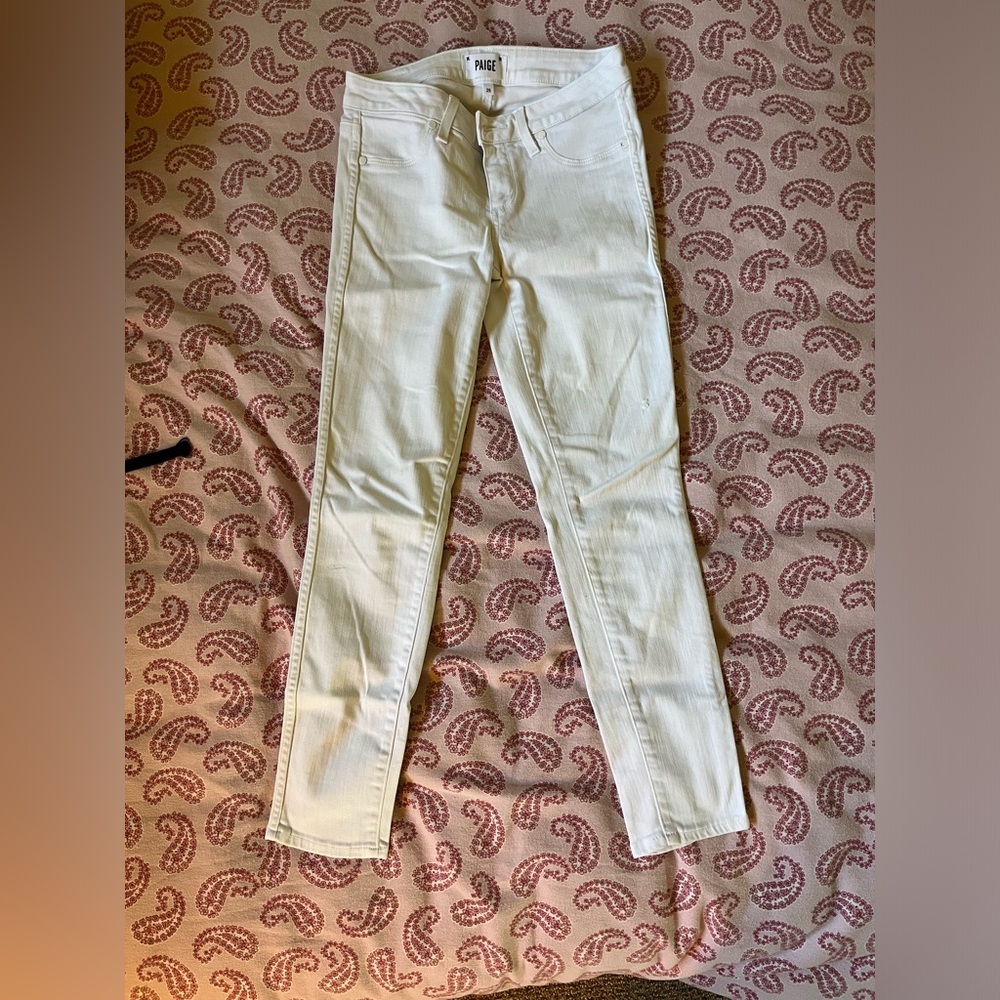 White Paige jeans